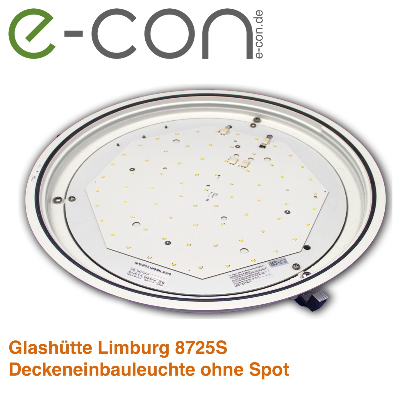 Glashütte Limburg - Deckeneinbauleuchte 8725 - e-con I Die Partner für
